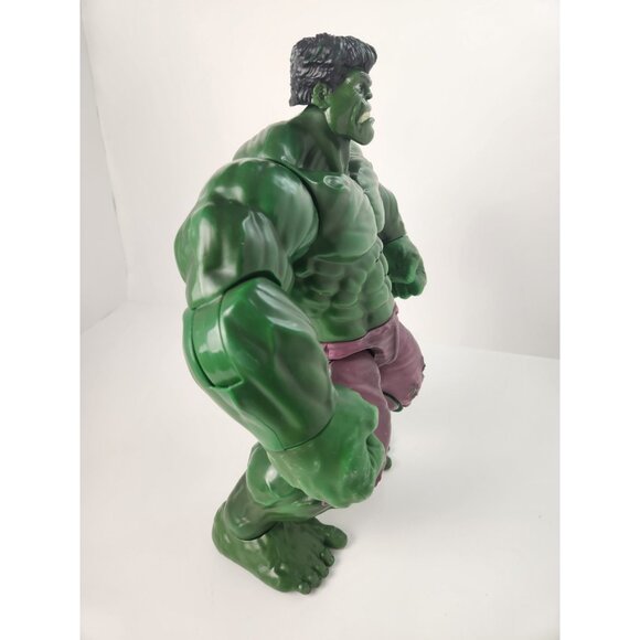Marvel Disney Store Large 14" Talking Incredible Hulk Action Figure Working - Picture 2 of 13